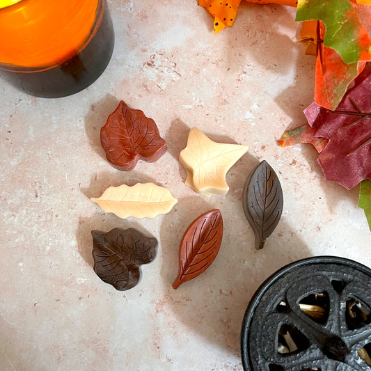 Autumn Equinox Wax Melt Leaves Scented with Orange, Cinnamon & Clove